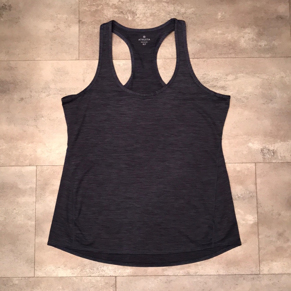 Athleta Chi shadow stripe tank
